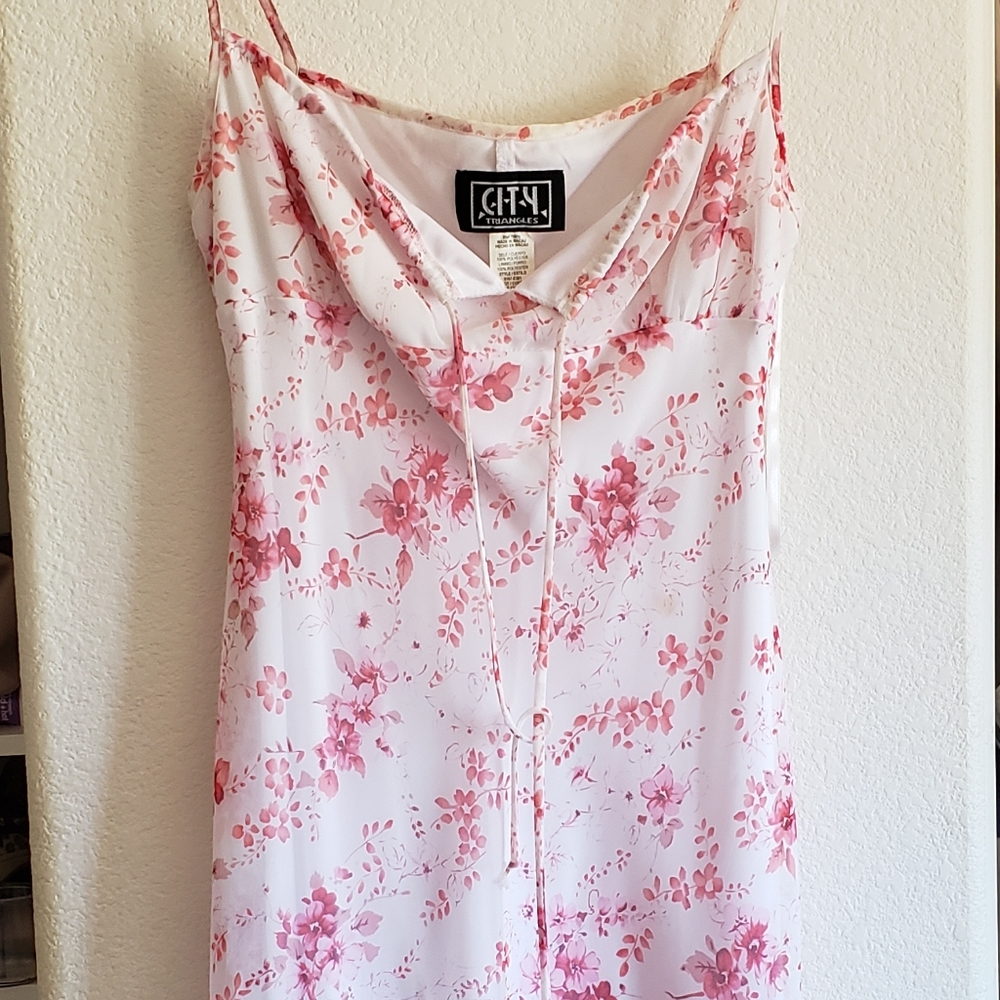 Beautiful Floral Junior Maxi Dress